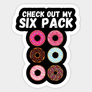 Check Out My Sixpack Sticker